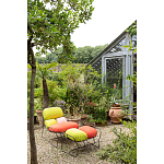 Дизайнерское разноцветное кресло на металлическом каркасе с подставкой для ног Poltronova Plasma Armchair варинант исполнения - 9 | Loft Concept в Рязани