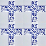 Плитка с узором Кресты варинант исполнения - 1 | Loft Concept в Рязани