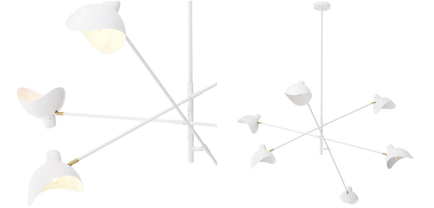 Люстра Eichholtz Chandelier Meryll White Люстра Eichholtz Chandelier Meryll White - Loft-Concept в Рязани
