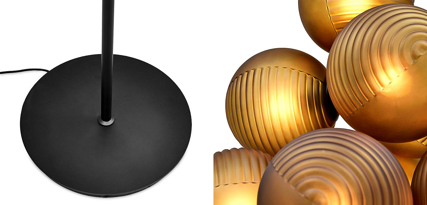 Торшер с круглыми плафонами Syridine Floor lamp Торшер с круглыми плафонами Syridine Floor lamp - Loft-Concept в Рязани
