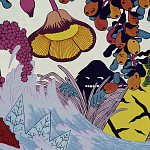 Homer Simpson in Paradise картина акрил на холсте варинант исполнения - 3 | Loft Concept в Рязани