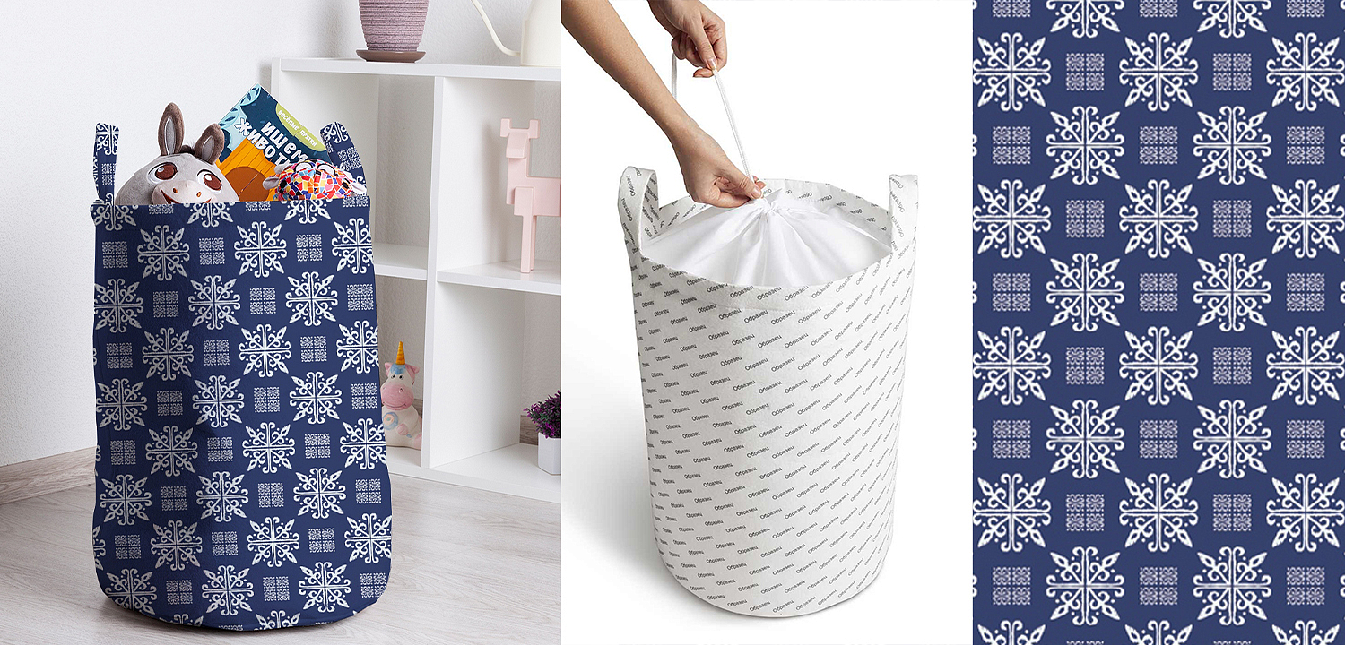 Корзина Snowflakes Basket Корзина Snowflakes Basket - Loft-Concept в Рязани