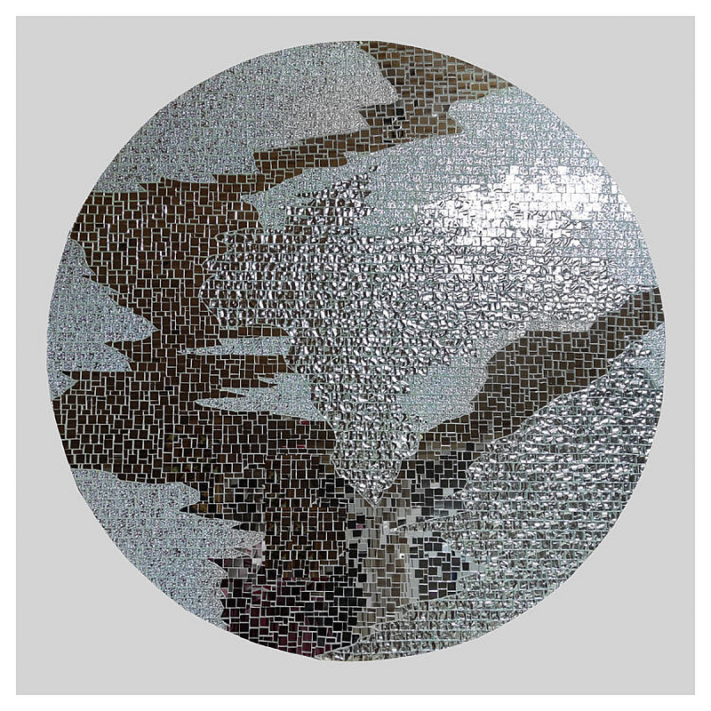 Панно «Moon light» Серый Зеркало в Рязани | Loft Concept 