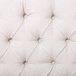 Кровать двуспальная светло-бежевая с основанием из массива дуба с мягким изголовьем Flax Beds варинант исполнения - 4 | Loft Concept в Рязани