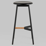 Черный барный стул Knopper варинант исполнения - 2 | Loft Concept в Рязани