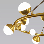 Люстра подвесная светодиодная с плафонами в форме шара Italian Globe Cedar Moss Light варинант исполнения - 3 | Loft Concept в Рязани