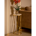 Столик дизайнерский Beige marble варинант исполнения - 4 | Loft Concept в Рязани