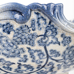 Фарфоровая чаша с птицами Blue and White варинант исполнения - 3 | Loft Concept в Рязани