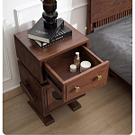 Тумбочка прикроватная с ящиком и дверцей Робот Robot Desk варинант исполнения - 6 | Loft Concept в Рязани