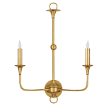Бра настенное золотого цвета в форме подсвечника Graceful Smoothness варинант исполнения - 3 | Loft Concept в Рязани