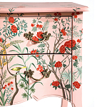 Комод розовый с росписью Цветы L.XV CHEST OF DRAWERS Flowers варинант исполнения - 3 | Loft Concept в Рязани