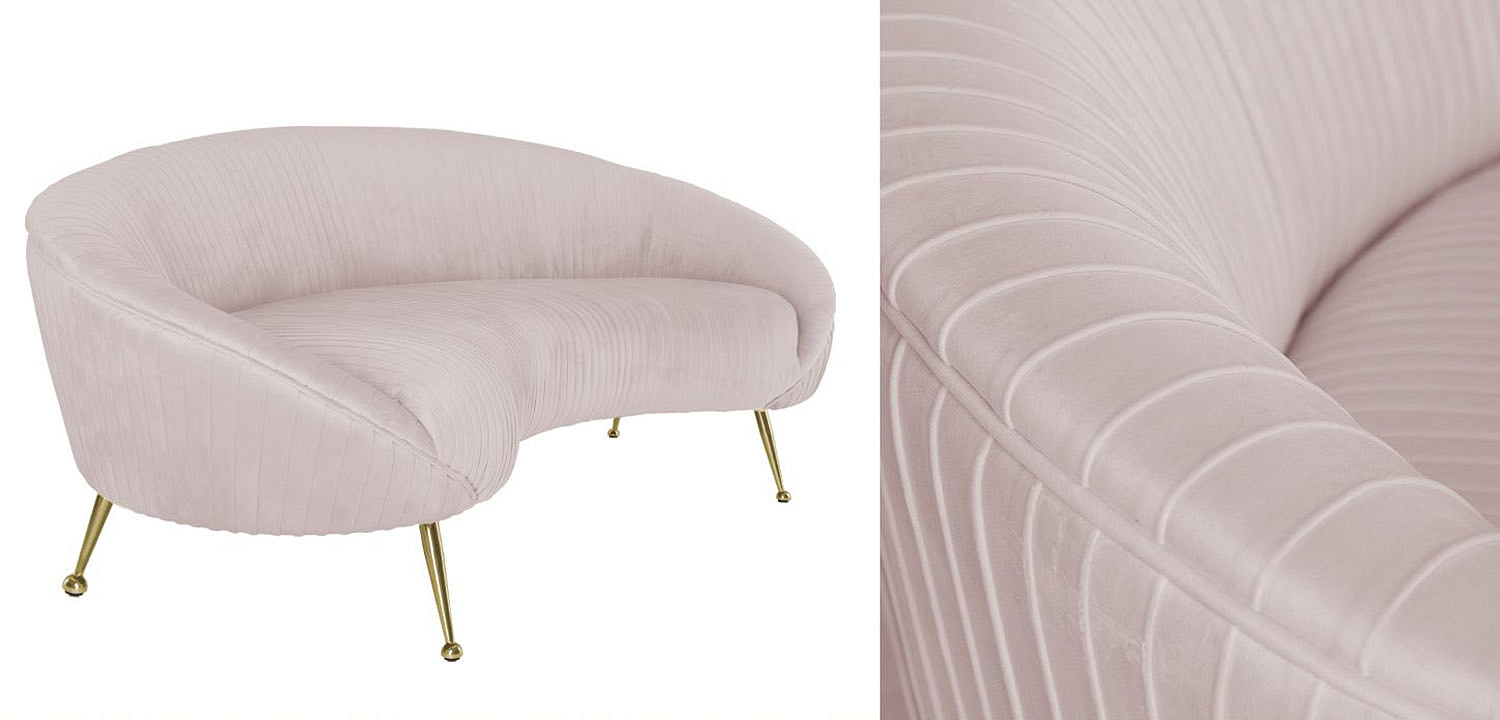 Диван Pebernat Lounge Sofa light pink Диван Pebernat Lounge Sofa light pink - Loft-Concept в Рязани