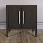 Тумбочка Primo с дверцами шпон темный орех варинант исполнения - 2 | Loft Concept в Рязани