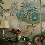 Обои ручная роспись River Scenes of Bengal Kolkata варинант исполнения - 5 | Loft Concept в Рязани