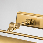 Светильник для картин цвета состаренная латунь с широким плафоном на прямоугольном основании Elstead Lighting варинант исполнения - 9 | Loft Concept в Рязани