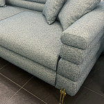 Дизайнерский Диван Lancaster Серо-голубое букле варинант исполнения - 2 | Loft Concept в Рязани