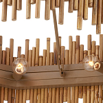 Люстра с абажуром из ротанга Wicker Furniture варинант исполнения - 2 | Loft Concept в Рязани