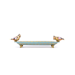 Блюдо фарфоровое Экзотические птички Vivole варинант исполнения - 2 | Loft Concept в Рязани