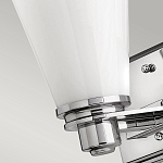 Бра для ванных комнат с белыми стеклянными конусными плафонами Hinkley варинант исполнения - 8 | Loft Concept в Рязани