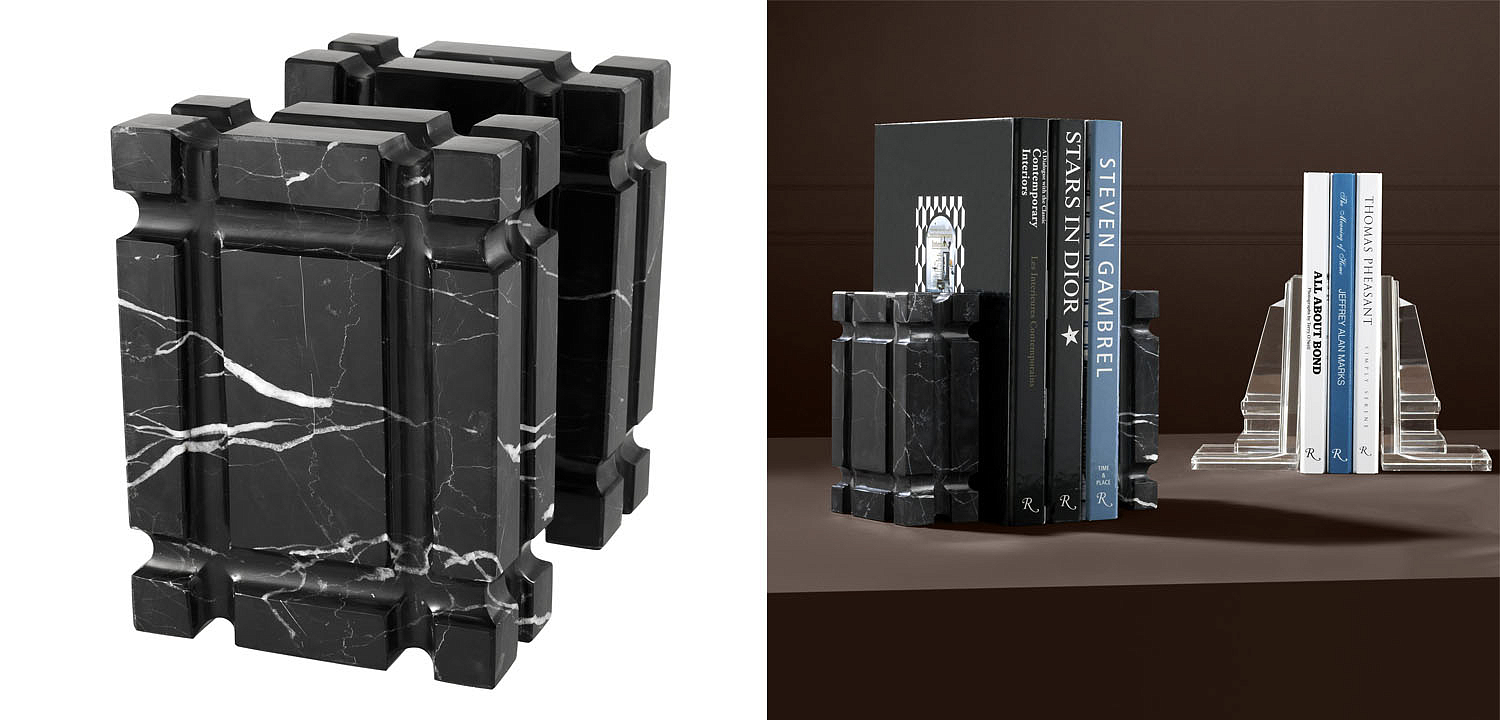 Держатель для книг Eichholtz BOOKEND LINEA SET OF 2 Держатель для книг Eichholtz BOOKEND LINEA SET OF 2 - Loft-Concept в Рязани
