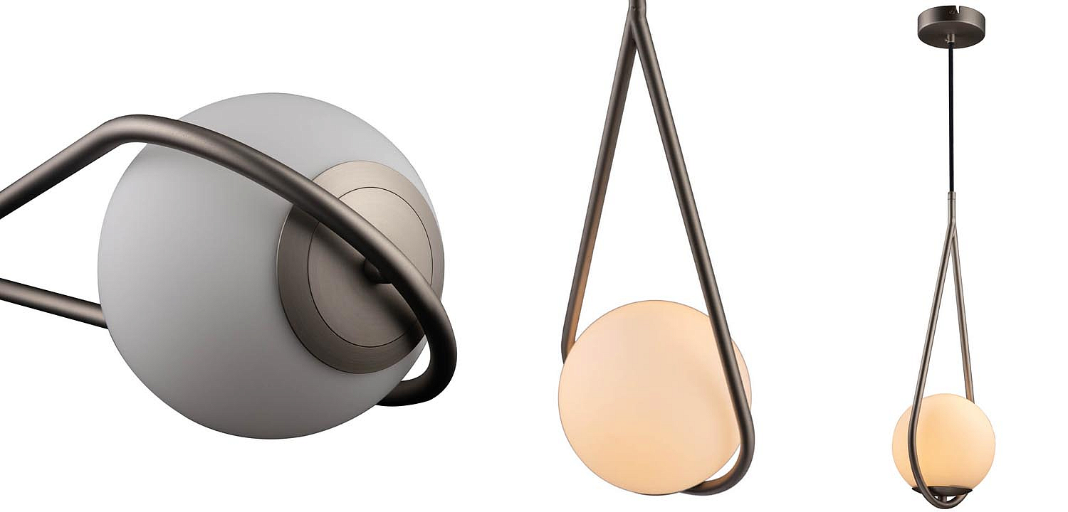Подвесной светильник B.LUX C Ball nickel 48 Подвесной светильник B.LUX C Ball nickel 48 - Loft-Concept в Рязани