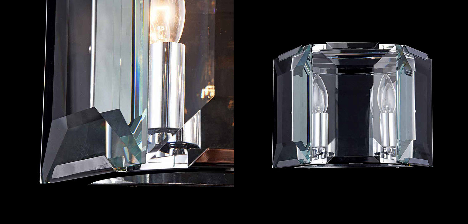 Бра Lari Harlow Crystal Round chrome Бра Lari Harlow Crystal Round chrome - Loft-Concept в Рязани