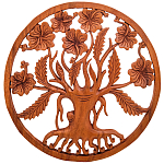 Панно из дерева Foliage Panel With Trees варинант исполнения - 1 | Loft Concept в Рязани