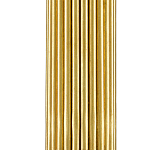 Подвесной светильник золотой в форме цилиндра из тонких металлических трубок  Long Tubular Lampshade варинант исполнения - 1 | Loft Concept в Рязани