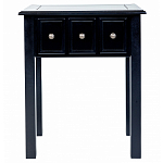 Черная тумба с выдвижным ящиком Monica варинант исполнения - 1 | Loft Concept в Рязани