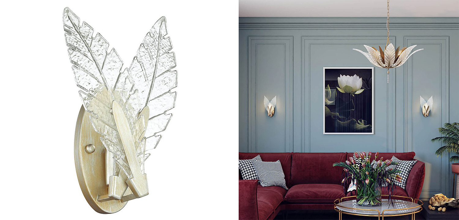 Бра Glass Petals Sconce Бра Glass Petals Sconce - Loft-Concept в Рязани