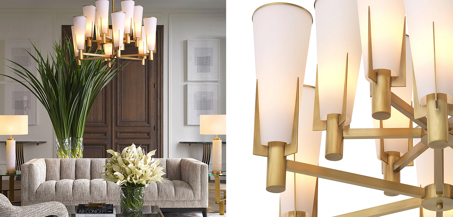 Люстра Eichholtz Dino Chandelier Double Люстра Eichholtz Dino Chandelier Double - Loft-Concept в Рязани
