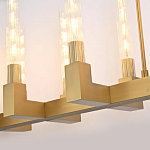 Люстра CANELLE Linear Chandelier 12 Modern Brass варинант исполнения - 3 | Loft Concept в Рязани