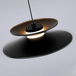 Подвесной светильник черного цвета из металла Obsidian Touch варинант исполнения - 4 | Loft Concept в Рязани