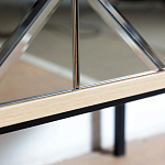 ТВ-тумба с зеркальным декором Serena TV-Stand варинант исполнения - 3 | Loft Concept в Рязани