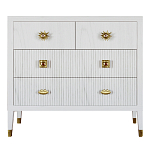 Бельевой Комод с 4 ящиками Elsa Dreams White варинант исполнения - 6 | Loft Concept в Рязани