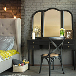 Туалетный столик Stylish Black варинант исполнения - 2 | Loft Concept в Рязани