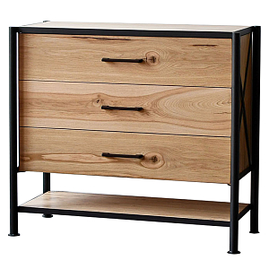 Комод в стиле лофт Terrence Industrial Metal Rust Chest of Drawers