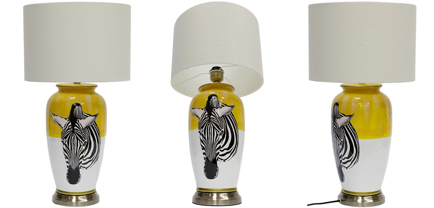 Настольная лампа Zebra head Table lamp Настольная лампа Zebra head Table lamp - Loft-Concept в Рязани