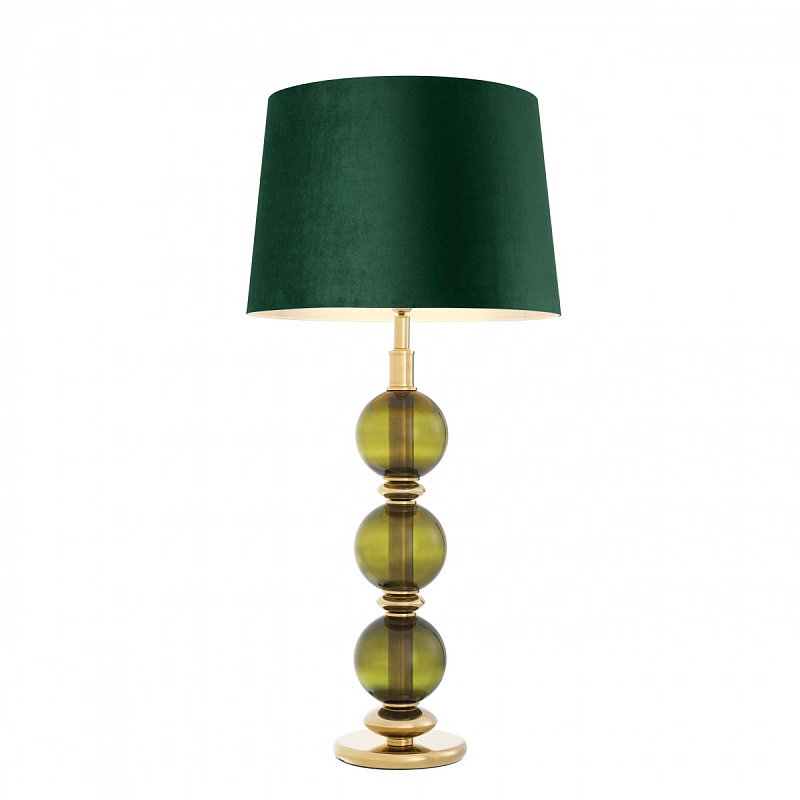 Настольная лампа Eichholtz Table Lamp Fondoro Глянцевое золото Зеленый Настольная лампа Eichholtz Table Lamp Fondoro Глянцевое золото Зеленый в Рязани | Loft Concept