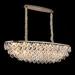 Люстра овальная с каскадом из подвесных прозрачных элементов Attractiveness варинант исполнения - 1 | Loft Concept в Рязани