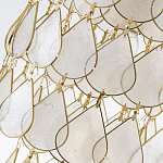 Подвесной светильник с декором из натуральной морской ракушки Iridescent Light варинант исполнения - 8 | Loft Concept в Рязани