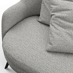 Мебельная ткань Шенилл серый цвет 138 см T4-29 варинант исполнения - 4 | Loft Concept в Рязани