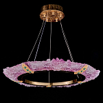 Люстра в форме кольца розовая Warm Pink Light варинант исполнения - 1 | Loft Concept в Рязани