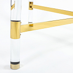 Кофейный столик со столешницей из стекла Crossy варинант исполнения - 4 | Loft Concept в Рязани