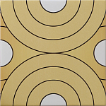 Дизайнерская плитка с узором Диски варинант исполнения - 2 | Loft Concept в Рязани