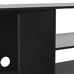 ТВ-тумба из металла с 2-мя дверцами и полками Damian Metal TV Stand варинант исполнения - 4 | Loft Concept в Рязани