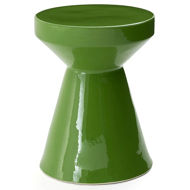 Приставной стол из керамики Manufacto Green Зеленый Приставной стол из керамики Manufacto Green Зеленый в Рязани | Loft Concept
