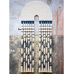 Настенное украшение из нитей Корона с кисточками Crown Wall Hanging варинант исполнения - 1 | Loft Concept в Рязани