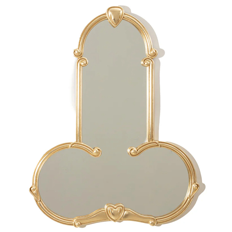 Зеркало SELETTI Liberty Mirror Man Золотой в Рязани | Loft Concept 