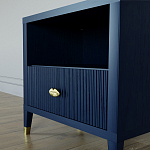 Прикроватная тумбочка с полкой Elsa Dreams Blue варинант исполнения - 3 | Loft Concept в Рязани